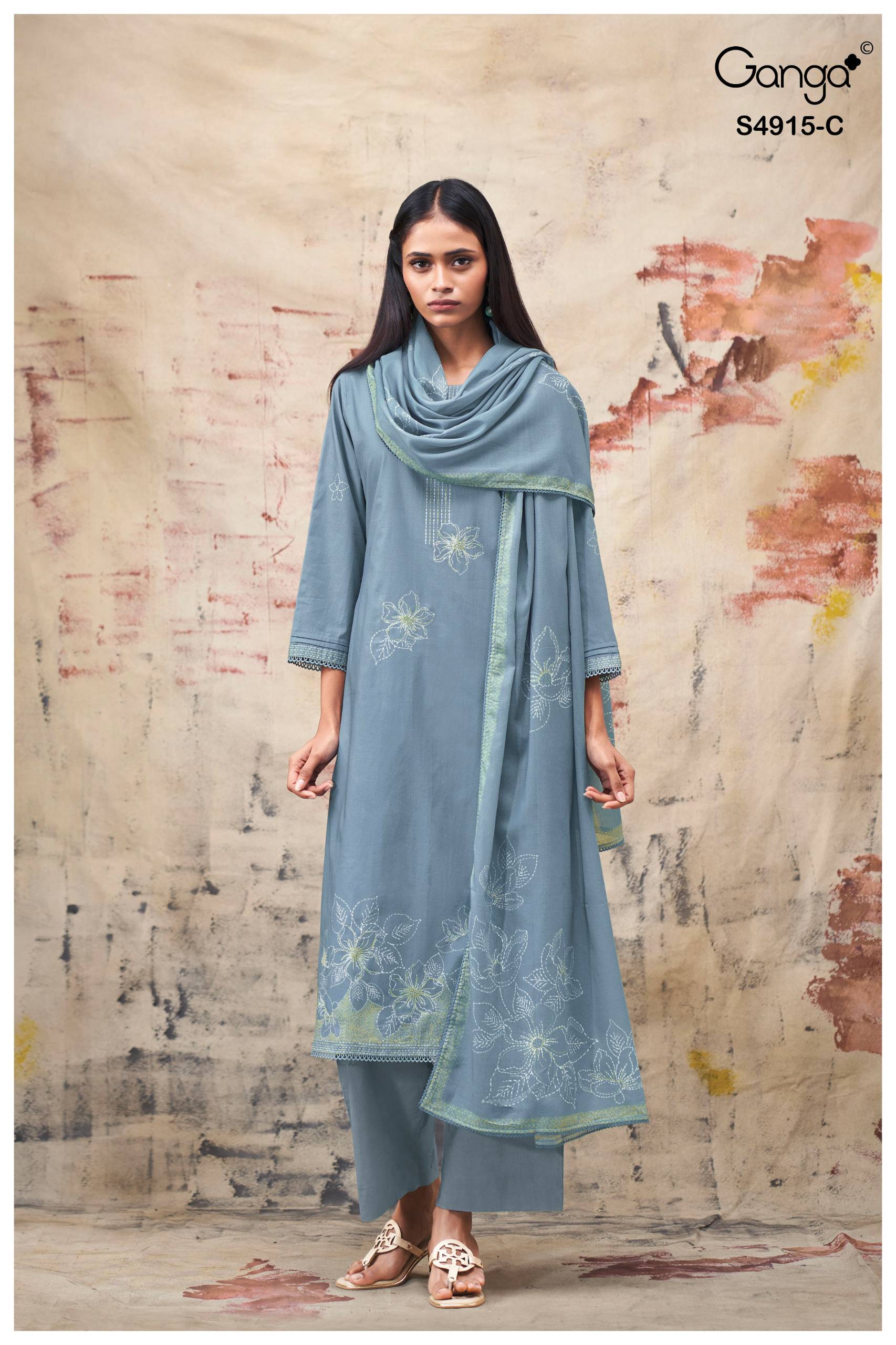 FIVANSHI 4915 Series By GANGA FASHION Stylish Beautiful Colourful COTTON Dresses At Wholesale Price